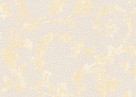 Gold und graue entfernbare mit Blumentapete, Tapetenausgangsentwurf der modernen Kunst
