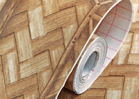 Spinnende Tee-Topf-Muster PVC-Raum-Dekorations-Bambustapete selbstklebend
