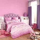 Entfernbare kleine Mädchen-Schlafzimmer-Tapete, Mädchen-rosa Schlafzimmer-Tapete